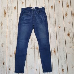 Loft Curvy Skinny Dark Wash Jeans NWT